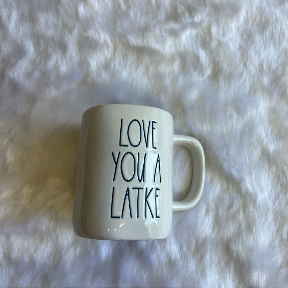 Rae Dunn LOVE YOU A LATKE Mug Artisan Collection by Magenta Holiday Cup - Picture 9 of 11